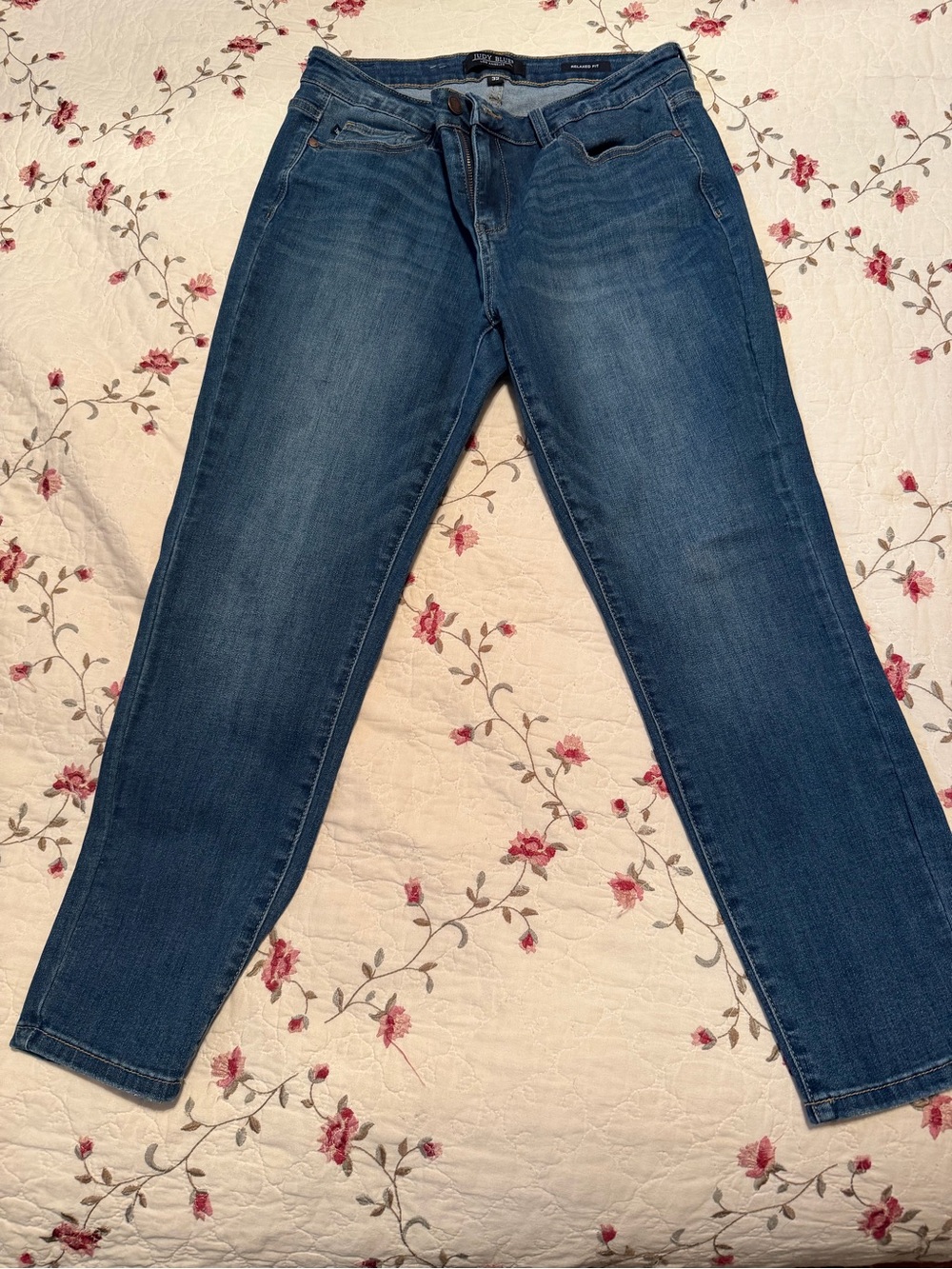 Judy Blue Brand Dark Blue Women's Slim Straight Jeans